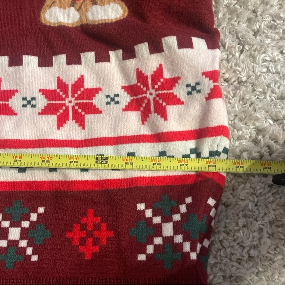 Her Universe Red and White Cardigan Sweater Disney Mickey Minnie gingerbread - Picture 3 of 8